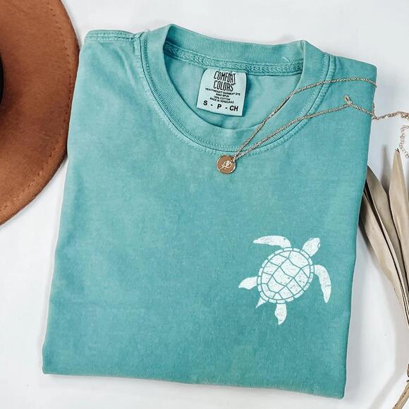 Tops - Sea Turtle Shirt Summer Tee For Women Trendy Shirt Beach T-Shirt